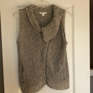 Coldwater Creek zippered sweater vest